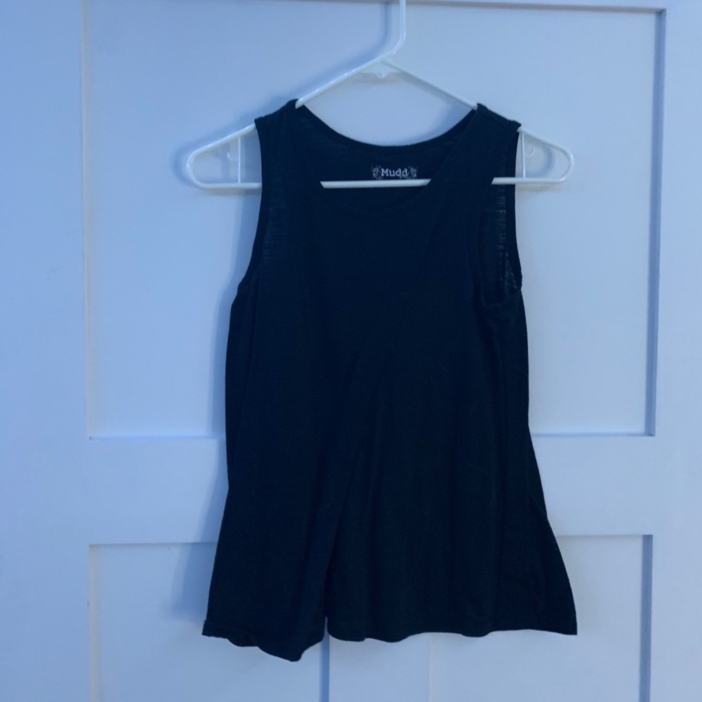 black tank top
